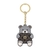 FASHION INDUSTRIAL GREY KEYRING 
